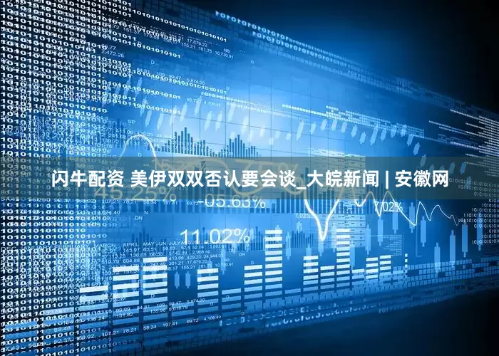 闪牛配资 美伊双双否认要会谈_大皖新闻 | 安徽网