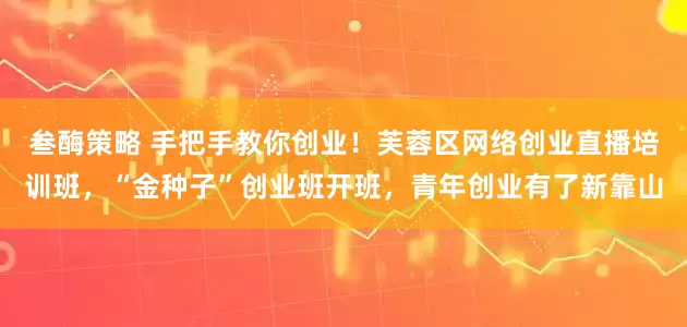 叁酶策略 手把手教你创业!芙蓉区网络创业直播培训班,“金种子”创业班开班,青年创业有了新靠山